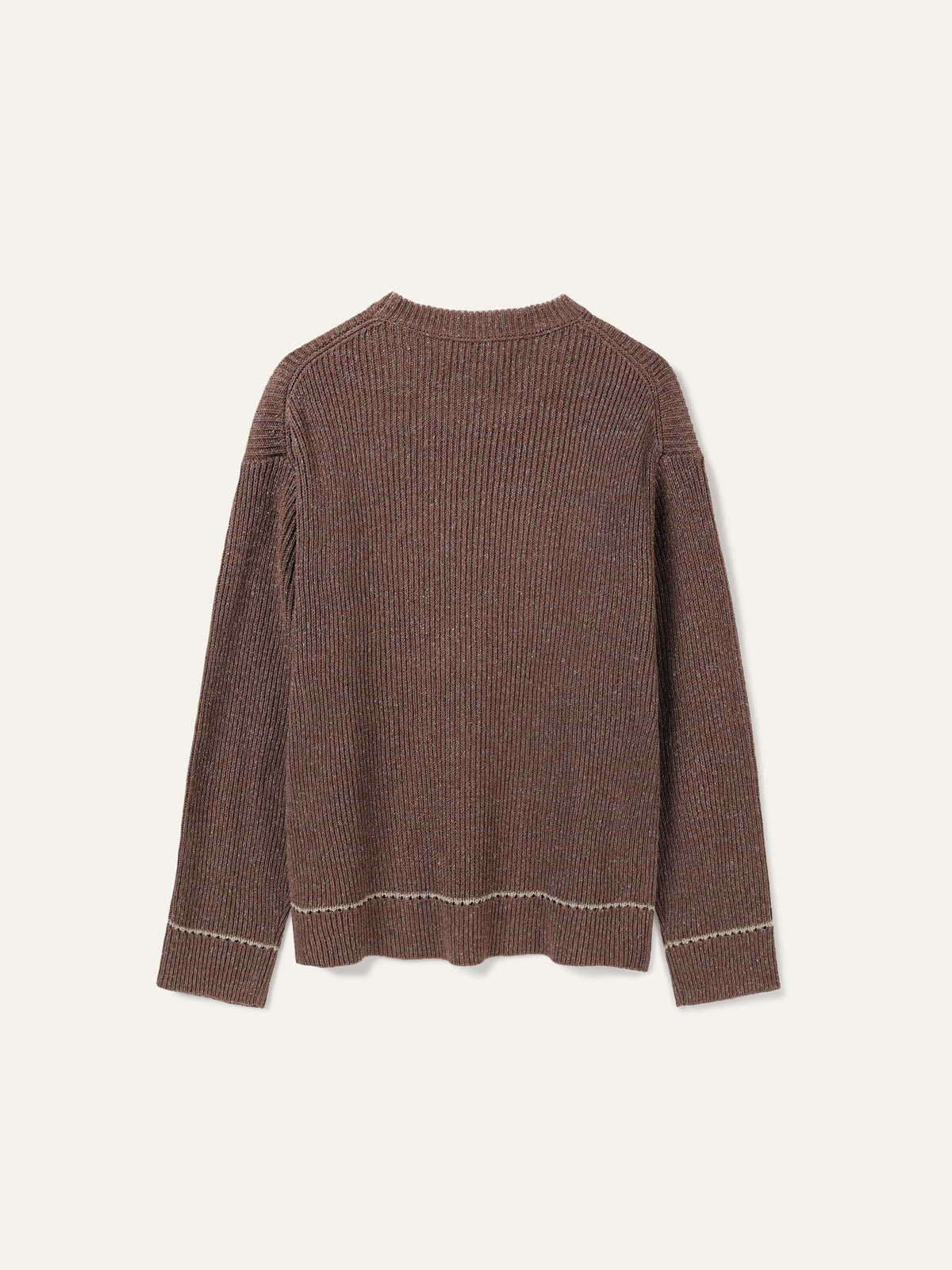 Contrast Crewneck